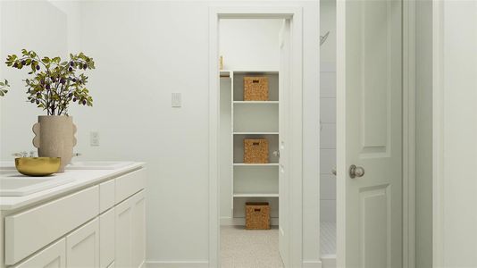 Pantry featuring sink