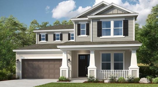 New construction Single-Family house 589 Se Ranch Oak Cir, Port St. Lucie, FL 34984 plan Bermuda - image