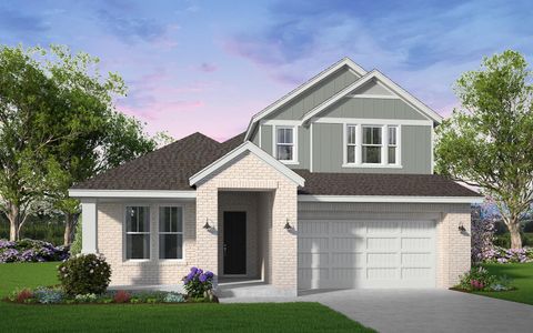 New construction Single-Family house 7314 Prairie Lakeshore Ln, Katy, TX 77493 plan Plymouth - image