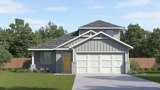 New construction Single-Family house 20233 Tester St, Manor, TX 78653 plan Roosevelt - image