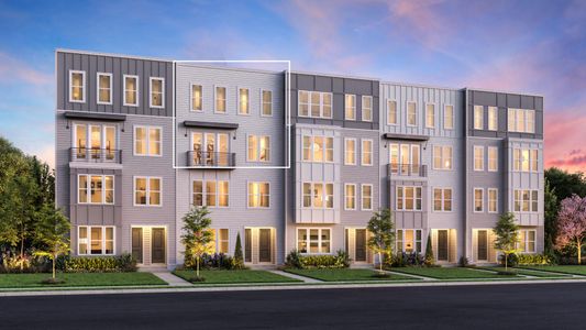 New construction Condo house 124 Zola Aly, Nashville, TN 37209 plan Emmylou Aberdeen - image