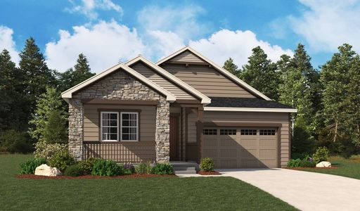 New construction Single-Family house 1077 E Witherspoon Dr, Elizabeth, CO 80107 null- photo 1 1