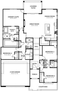 New construction Single-Family house 842 Harpendem Dr, El Paso, TX 79928 plan Escondido - image 2