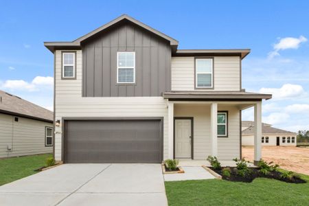 New construction Single-Family house 10714 Red Flagstone Dr, Conroe, TX 77306 plan Gannet - image