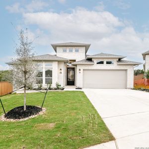 New construction Single-Family house 3645 Agarita Pass, Bulverde, TX 78163 plan 2493W - image
