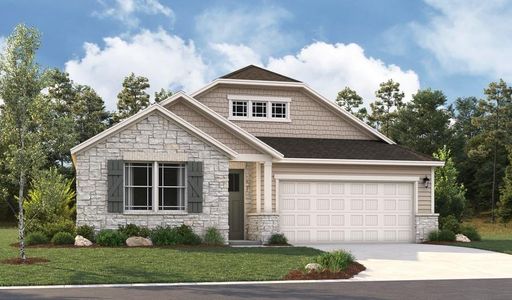 New construction Single-Family house 16900 Astral Ln, Manor, TX 78653 Agate- photo 1 1