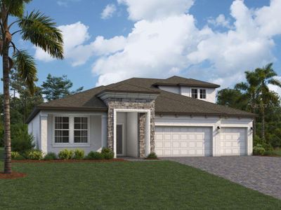 New construction Single-Family house 7746 Hemlock Seed Dr, Wesley Chapel, FL 33545 Corina  III Bonus- photo 0