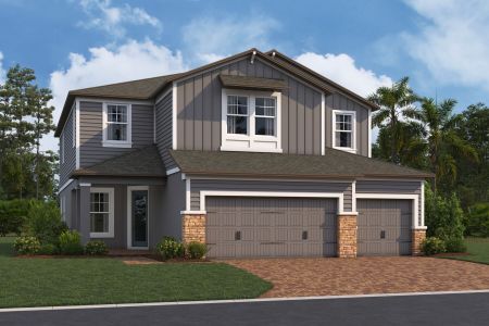 New construction Single-Family house 5284 High Line Dr, St. Cloud, FL 34771 plan Lancaster - Eco Series - image