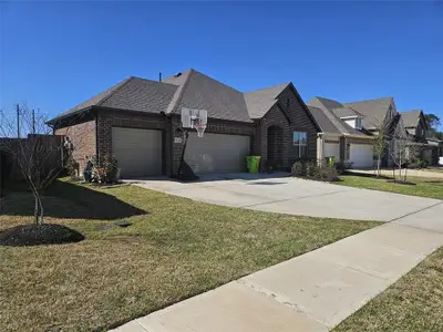 New construction Single-Family house 1319 Ivory Fort St, Magnolia, TX 77354 The Broadacre- photo 0