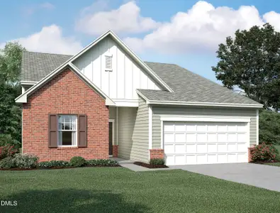 New construction Single-Family house 126 S Waterstone Ln, Wilson's Mills, NC 27520 plan Luna - image