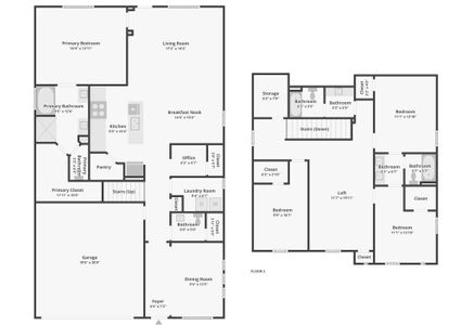New construction Single-Family house 5925 Mockingbird Lodge Ln, Pearland, TX 77584 plan The Somerville (3L16) - image