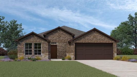 New construction Single-Family house 194 Stirrup Dr, Waxahachie, TX 75165 plan Denton - image