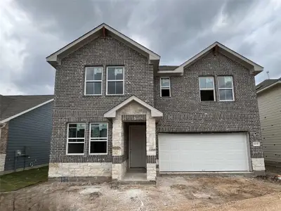 New construction Single-Family house 114 Prairie Falls Dr, Hutto, TX 78634 Blake- photo 0