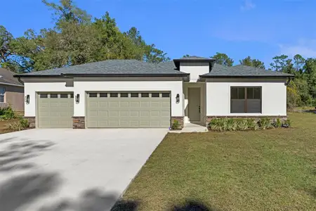 New construction Single-Family house 7835 N Creek Wy, Citrus Springs, FL 34434 - image