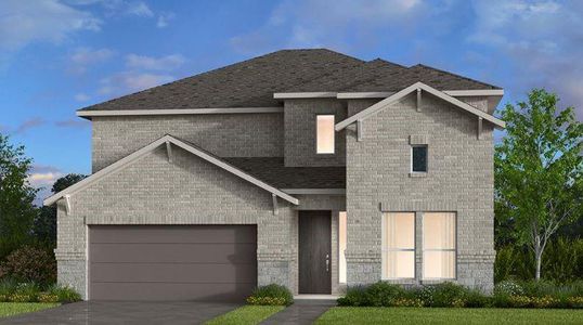 New construction Single-Family house 315 Jackson River Loop, Kyle, TX 78640 Saffron- photo 0