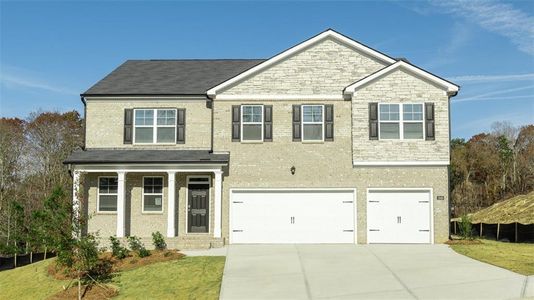 New construction Single-Family house 1949 Van Allen Ct, Dacula, GA 30019 plan Mansfield - image