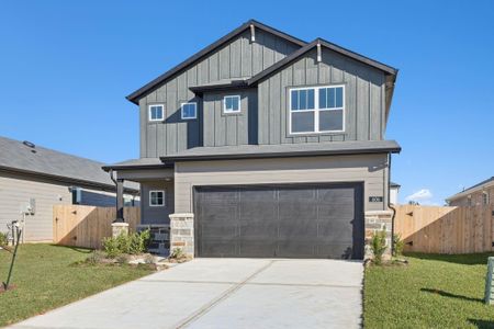 New construction Single-Family house 606 Amber Falls Dr, Montgomery, TX 77356 plan Monroe - image