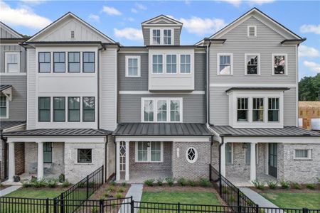 New construction Townhouse house 1976 Flying Scotsman Dr, Unit 8, Kennesaw, GA 30144 plan THE KENSINGTON - image