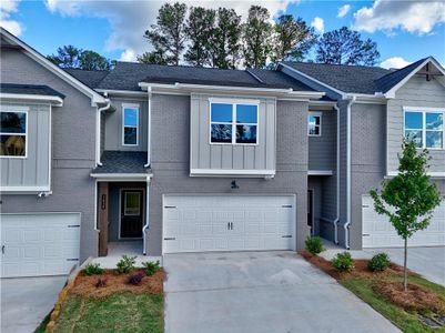 New construction Townhouse house 1436 Fern Ridge Lane, Norcross, GA 30093 Queensland- photo 0