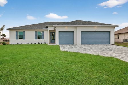 New construction Single-Family house 1135 Nw 13Th St, Cape Coral, FL 33993 plan The Bluewater Cove - image