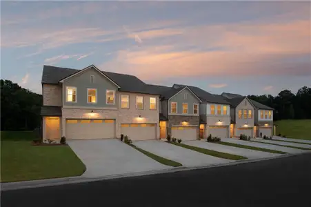 New construction Townhouse house 6696 Armonia Dr Sw, Mableton, GA 30126 plan Marigold - image