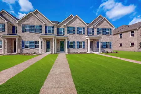 New construction Townhouse house 1836 Summer Aura, Mesquite, TX 75181 plan The Isaac - image