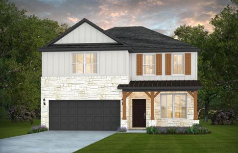 New construction Single-Family house 16107 Emma Edge Ln, Pflugerville, TX 78660 plan Puma - image