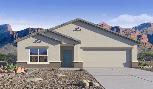New construction Single-Family house 1210 S Nedra Pl, Vail, AZ 85641 plan Lakeway - image