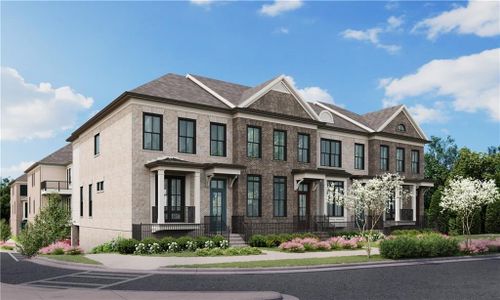 New construction Townhouse house 300 Crimson Pine Alley 9, Alpharetta, GA 30009 plan The Chamberlain - image
