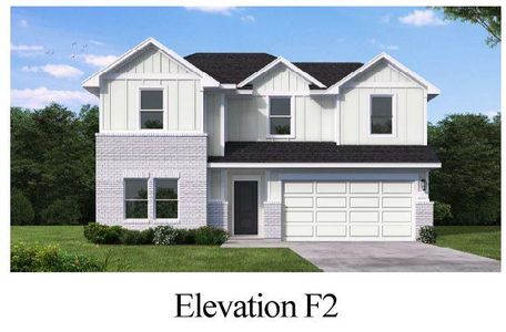 New construction Single-Family house 152 Ayres Horn, Cedar Creek, TX 78612 plan Howard - image