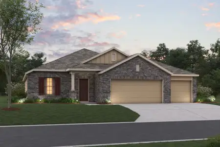 New construction Single-Family house 104 Cheyenne Dr, Floresville, TX 78114 plan Desoto - image