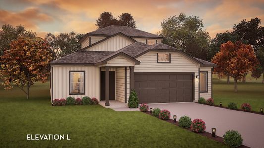 New construction Single-Family house 375 Denali Dr, Kyle, TX 78640 plan Brazos - image