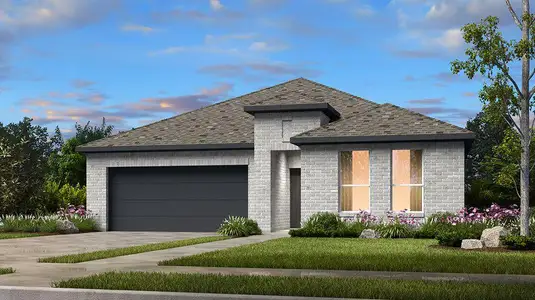 New construction Single-Family house 121 Amber Oak Ln, Georgetown, TX 78628 plan Chambray - image