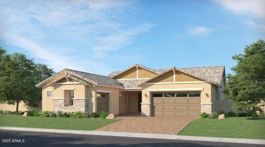 New construction Single-Family house 23086 E Nightingale Rd, Queen Creek, AZ 85142 plan Aurora Plan 5580 - image