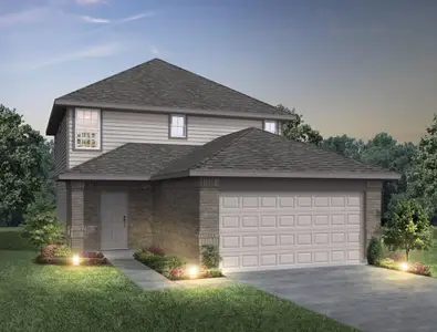 New construction Single-Family house 16677 Heritage Pines Ln, Conroe, TX 77302 plan The Woodland - image