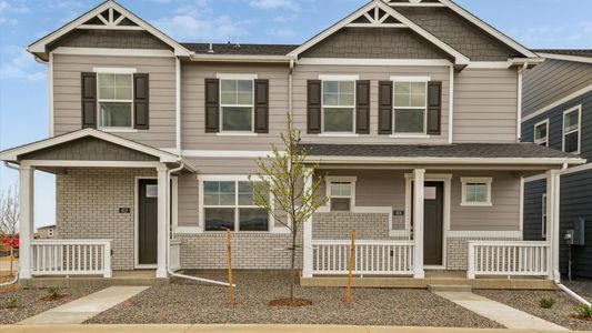 New construction Duplex house 668 Thoroughbred Ln, Johnstown, CO 80534 MUIRFIELD- photo 0