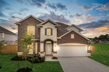 New construction Single-Family house 11214 Youngquist Drive, Mont Belvieu, TX 77535 The Winchester- photo 0