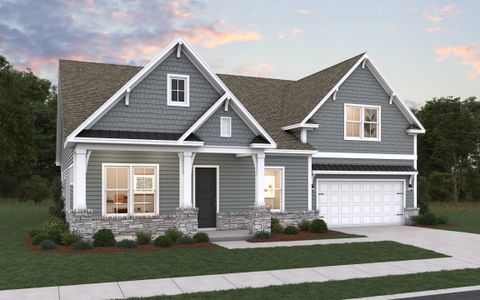New construction Single-Family house 401 Rustic Outland Dr, Simpsonville, SC 29681 plan Whitley - image