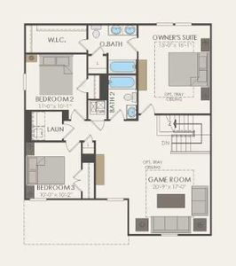 Pulte Homes, Sandalwood floor plan