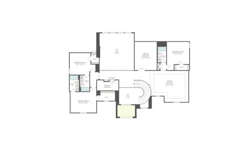 New construction Single-Family house 20002 Winding Angelica Wy, Cypress, TX 77433 plan Salerno - image 3