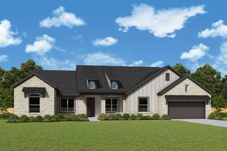 New construction Single-Family house 2005 Whispering Oaks Ln, Waller, TX 77484 plan The Springwood - image