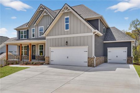 New construction Single-Family house 2520 Parkside Wy, Gainesville, GA 30507 plan Wesley 3-Car - image