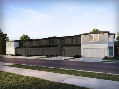 New construction Townhouse house 4196 Ranch House Rd, St. Cloud, FL 34772 plan Windsor - image