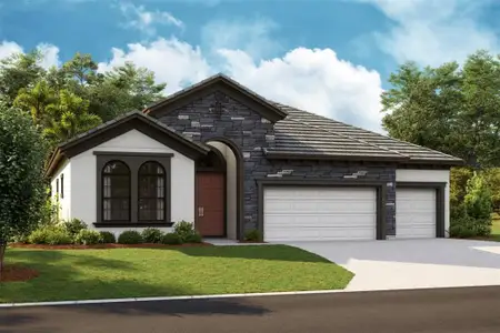 New construction Single-Family house 13072 Homestead Ln, Parrish, FL 34219 plan Biscayne I - image