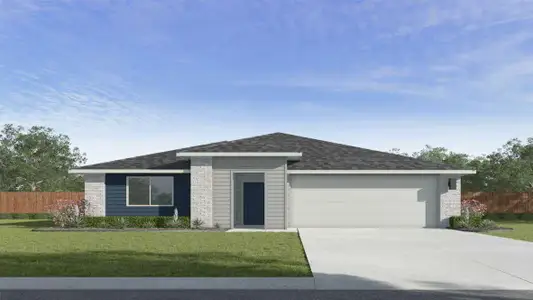 New construction Single-Family house 250 Mountain Pea Rd, Kyle, TX 78640 plan The Glendale - image