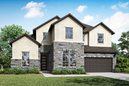 New construction Single-Family house 256 Faulkner St, Liberty Hill, TX 78642 plan Bryker - image