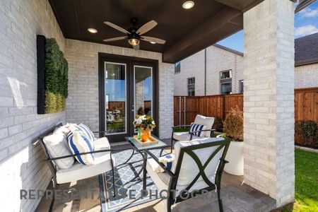 New construction Single-Family house 5507 Peach Garden Wy, Manvel, TX 77578 plan Worthington - image 2
