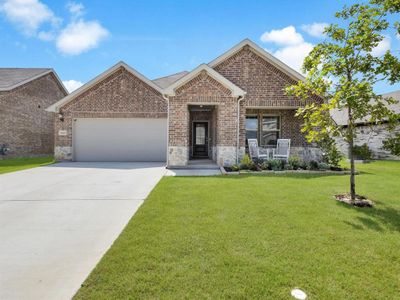 New construction Single-Family house 6625 Denim Dr, Crowley, TX 76036 The Preston- photo 0