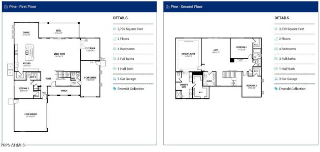 New construction Single-Family house 26622 S 226Th Pl, Queen Creek, AZ 85142 plan Pine - image