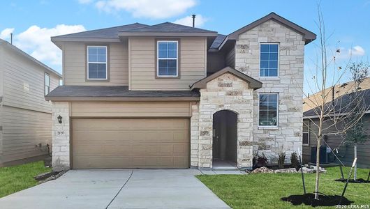 New construction Single-Family house 21157 Boulder Flts, San Antonio, TX 78266 plan The Pierce - image